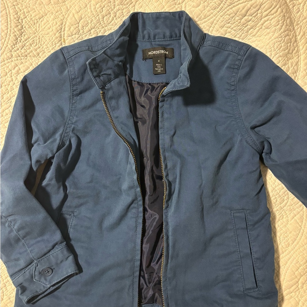 Nordstrom boys 4 Slate Blue Lightweight Jacket